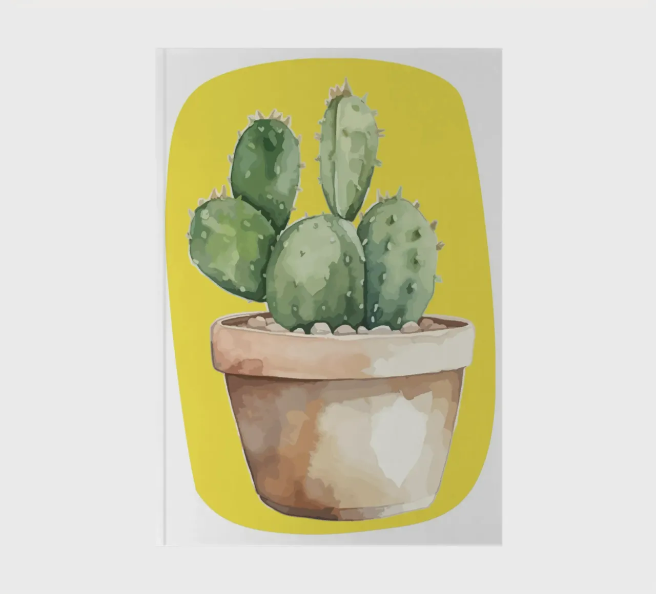 Cactus solaire notebook by Idées & Création