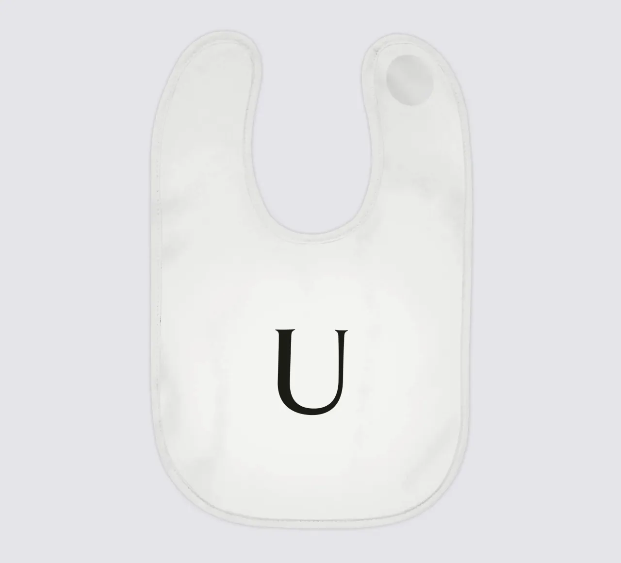 Lettera U bavaglino da Katja Stehle Design