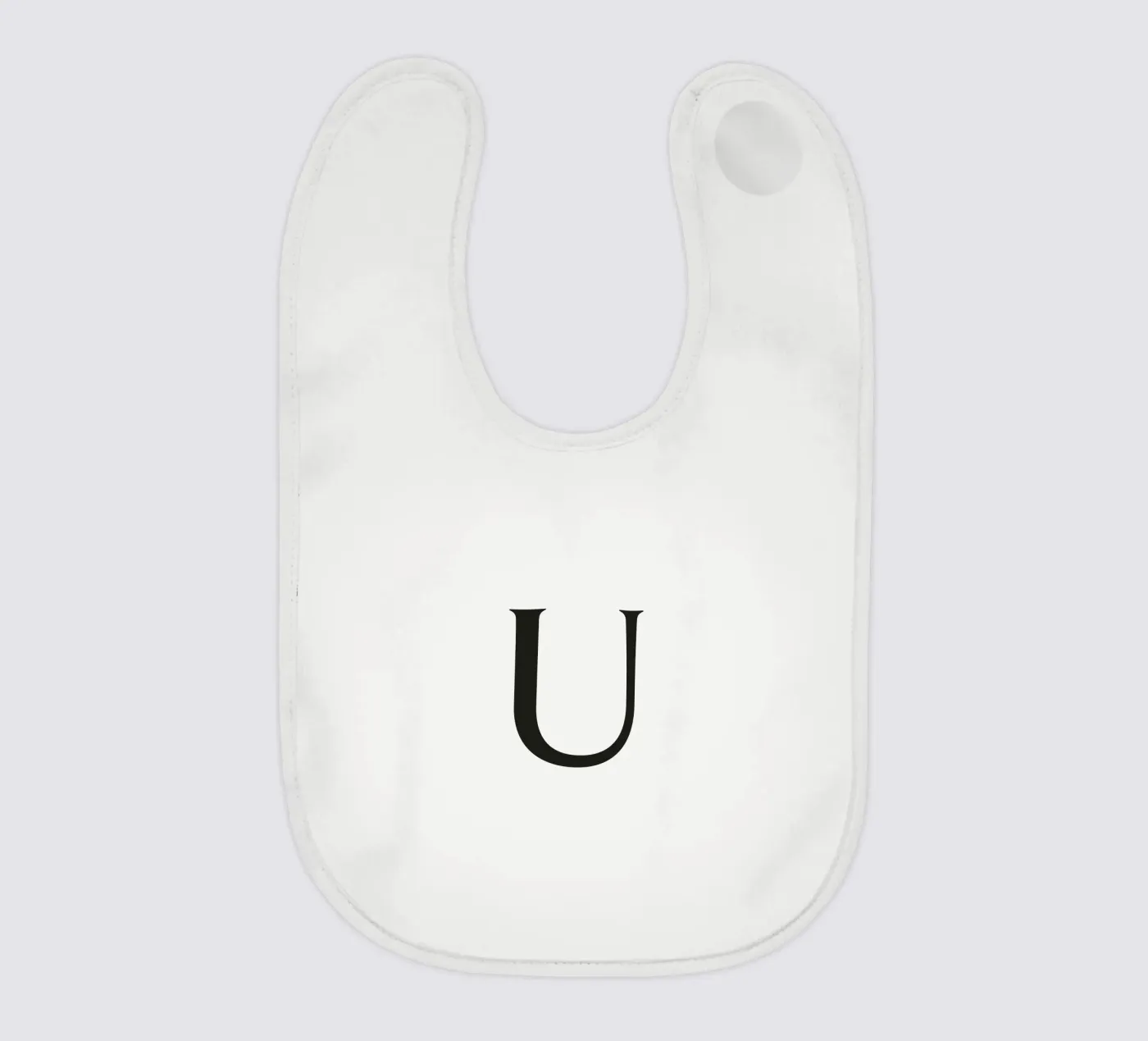 Lettera U bavaglino da Katja Stehle Design