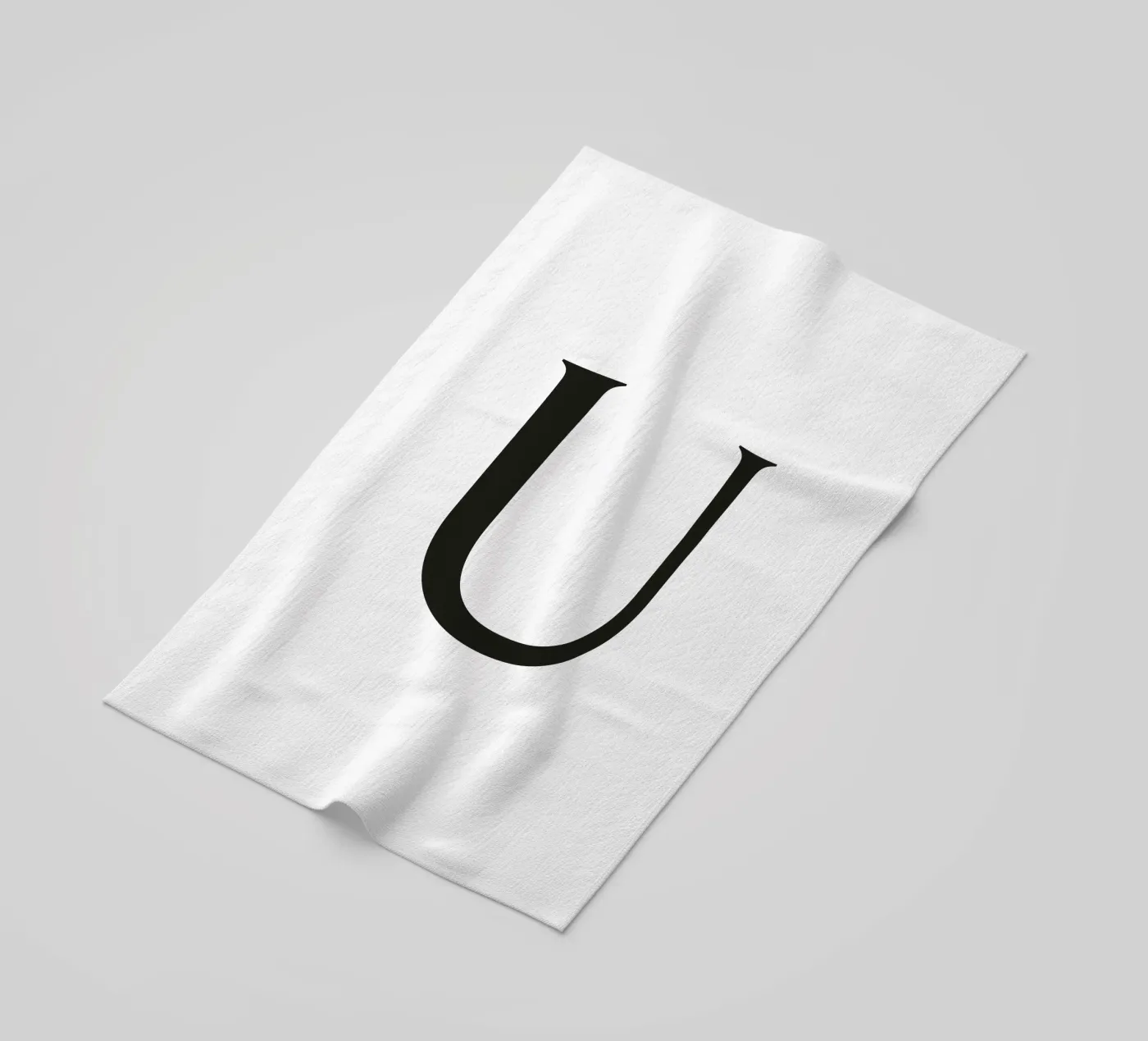 Lettera U telo mare da Katja Stehle Design