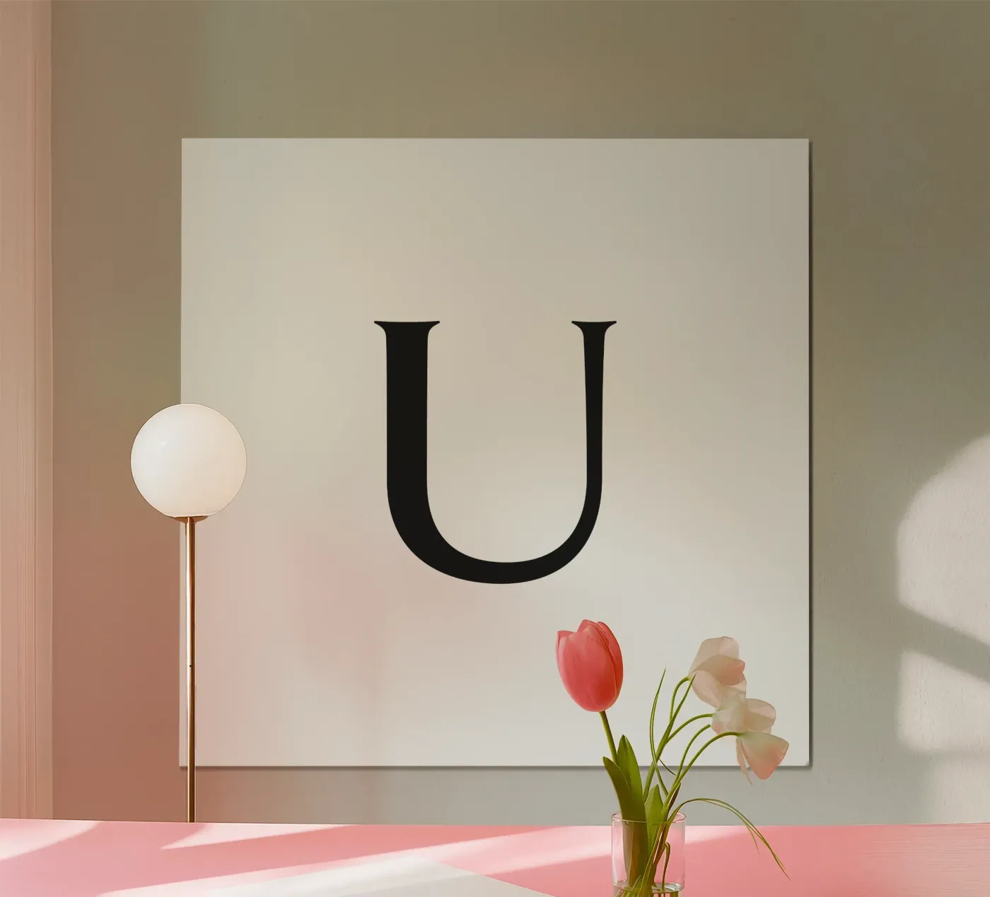 Lettre U poster de Katja Stehle Design