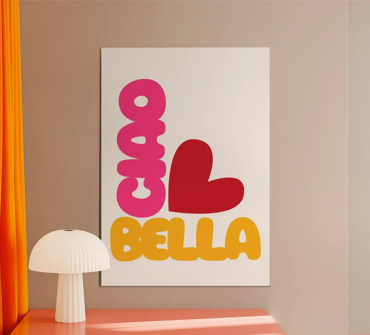 Ciao Bella alluminio dibond da Idées & Création