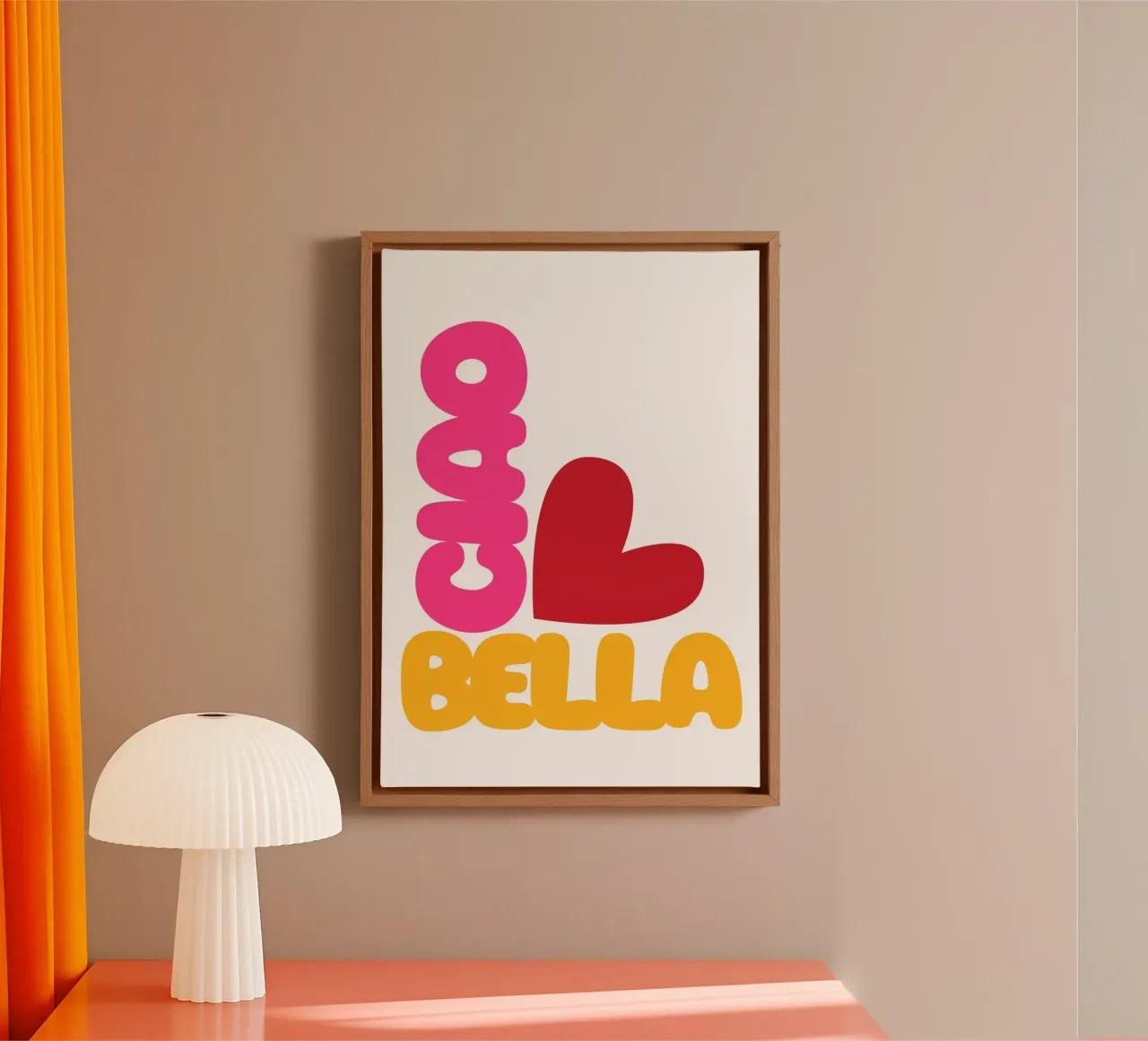 Ciao Bella canvas met Baklijst van Idées & Création