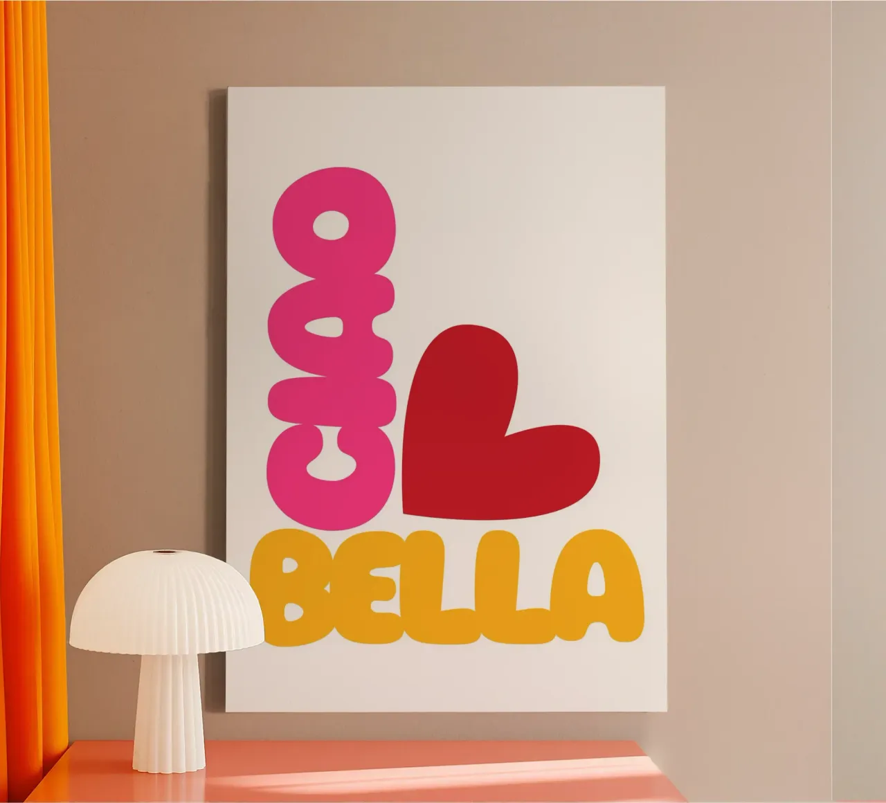 Ciao Bella canvas met Baklijst van Idées & Création