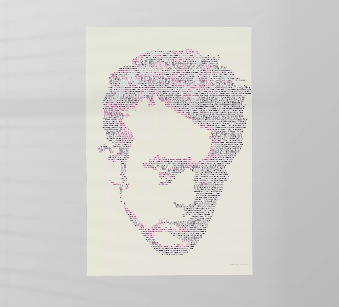 James backlit folie van Viktor Hertz