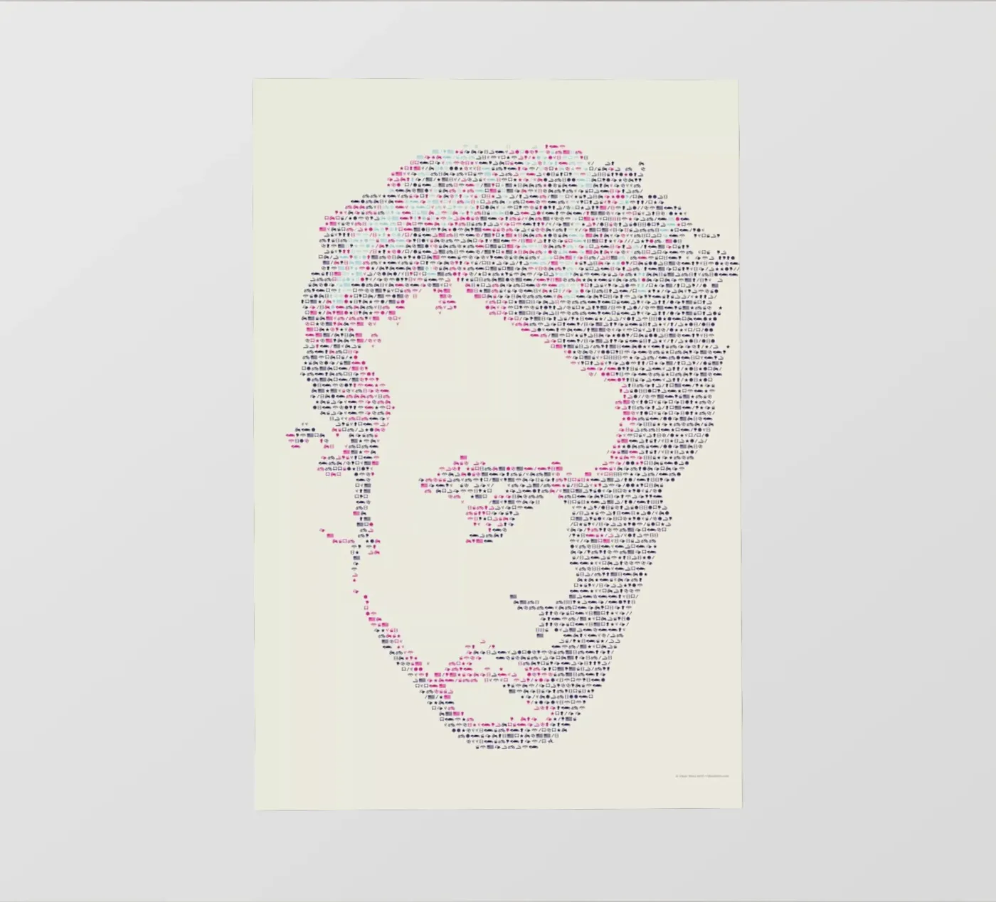 James backlit folie van Viktor Hertz