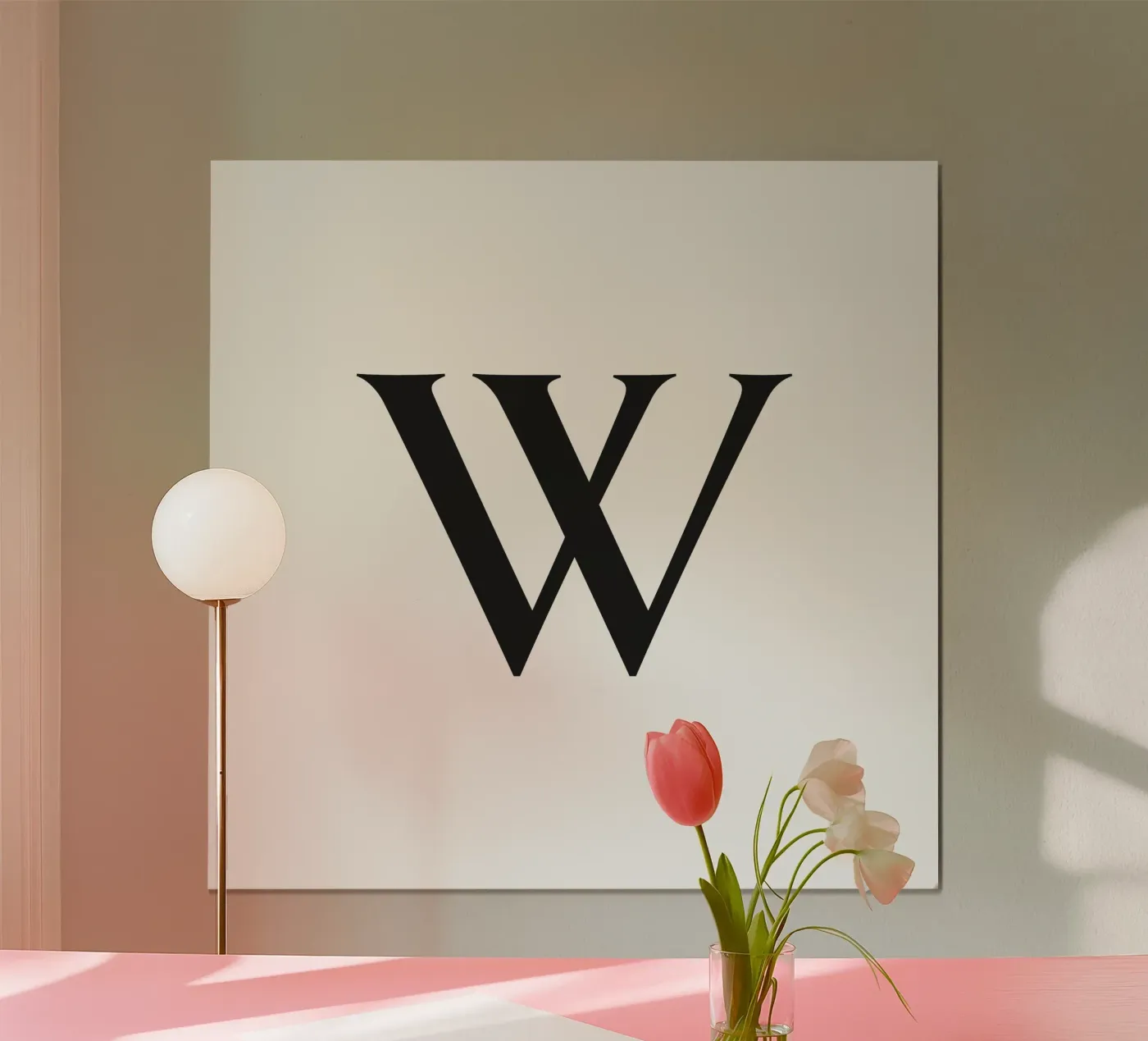 Letter W poster da Katja Stehle Design