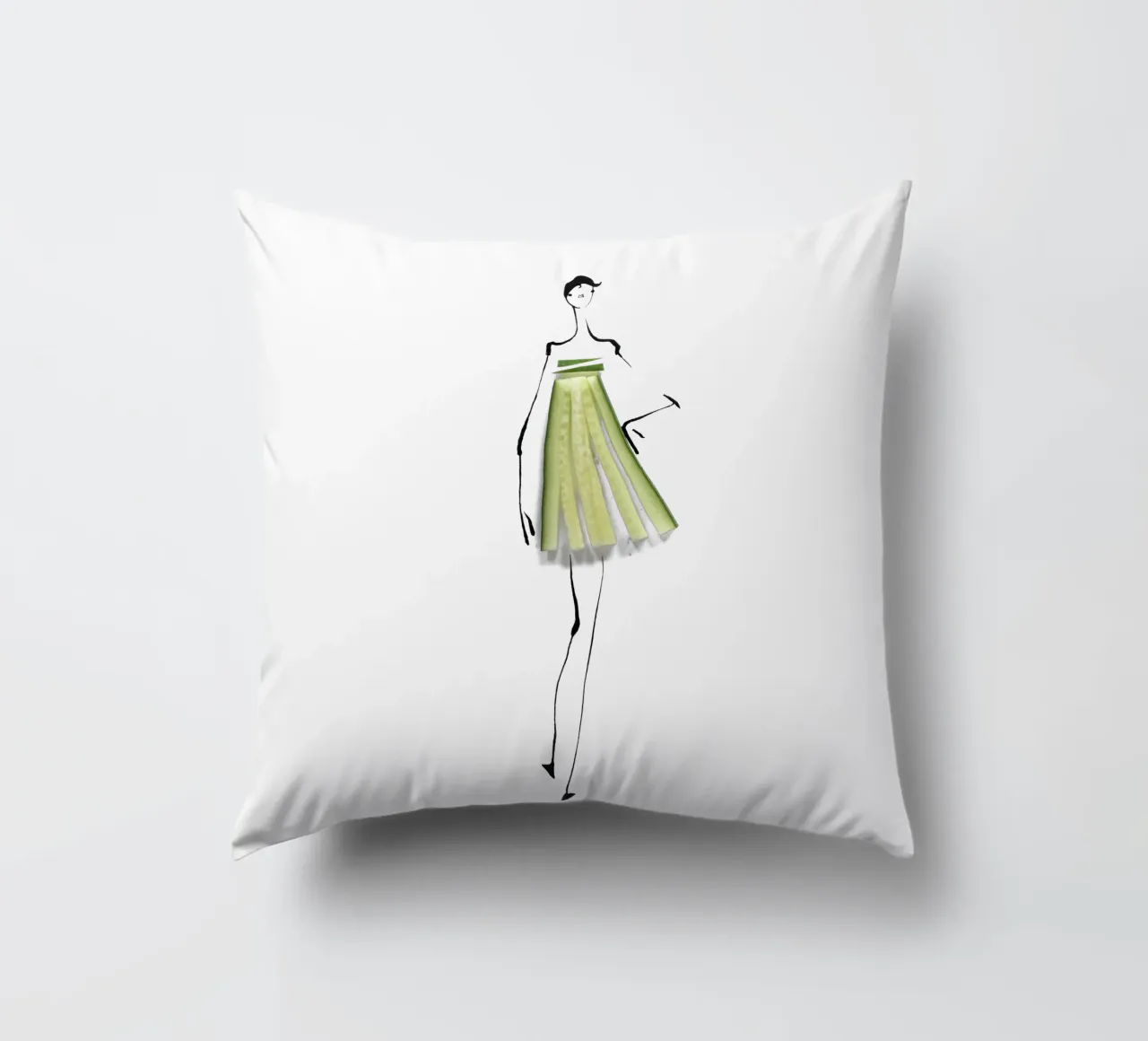 Cucumber cuscino da Gretchen Roehrs