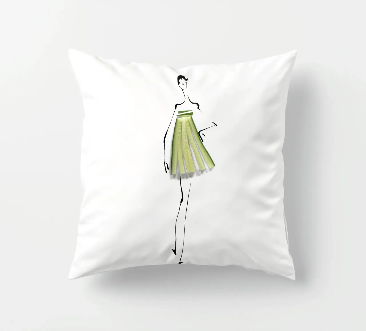 Cucumber cuscino da Gretchen Roehrs