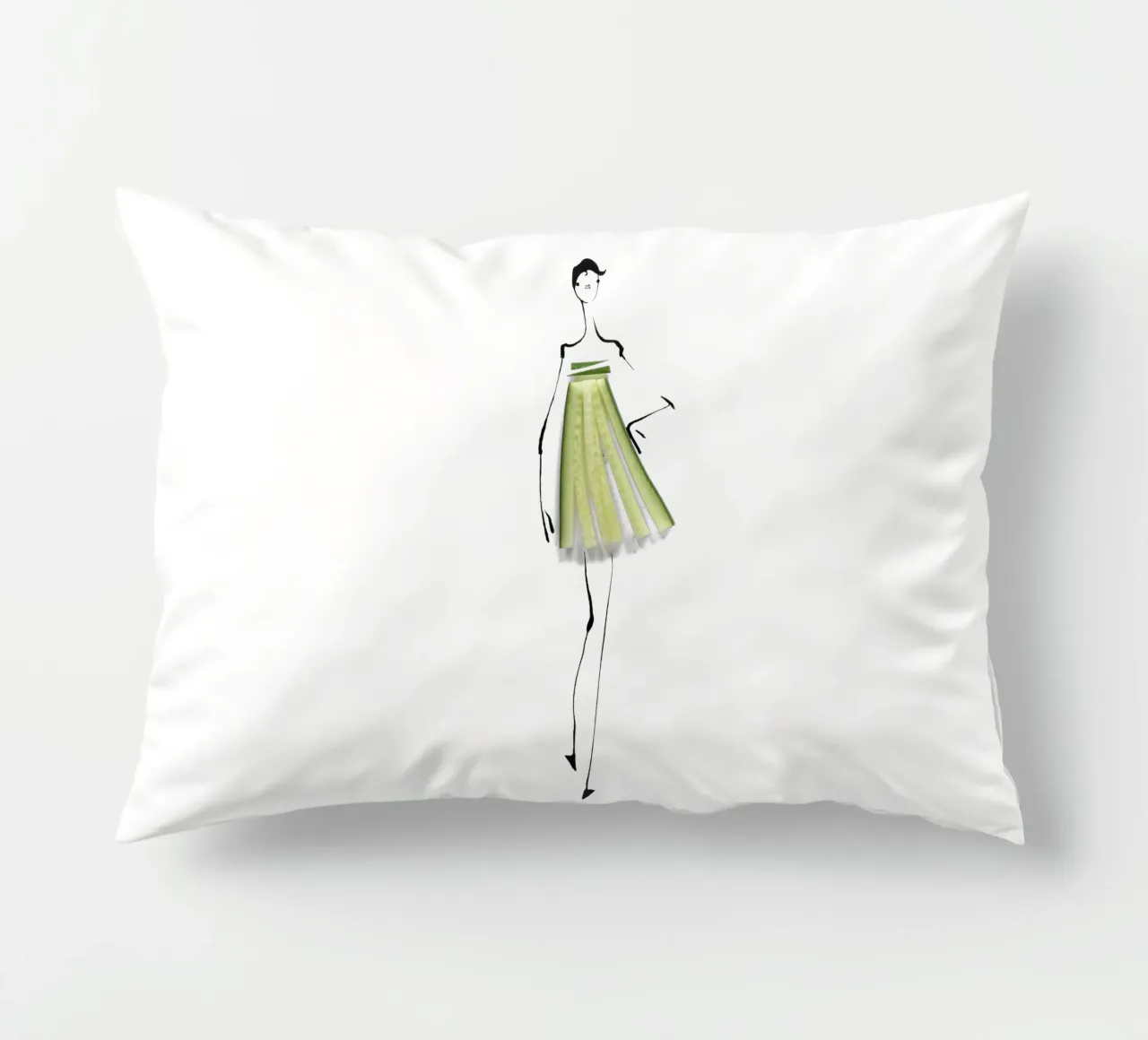 Cucumber cuscino da Gretchen Roehrs