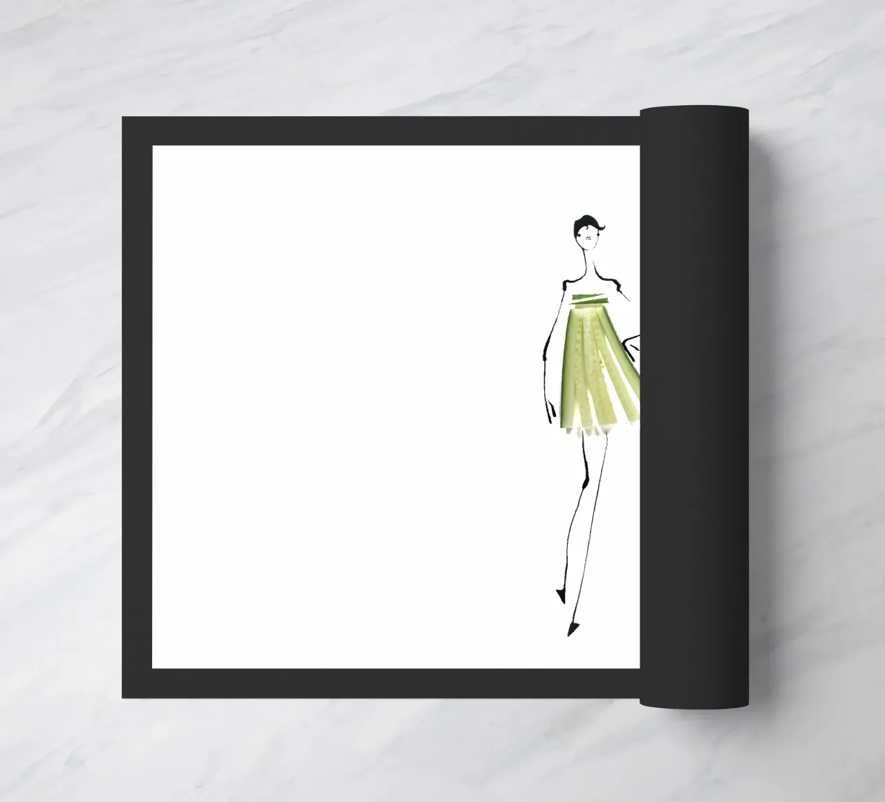 Cucumber doormat by Gretchen Roehrs