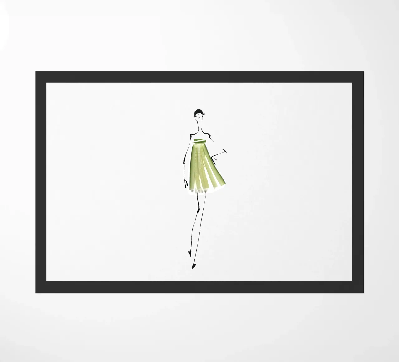 Cucumber doormat by Gretchen Roehrs