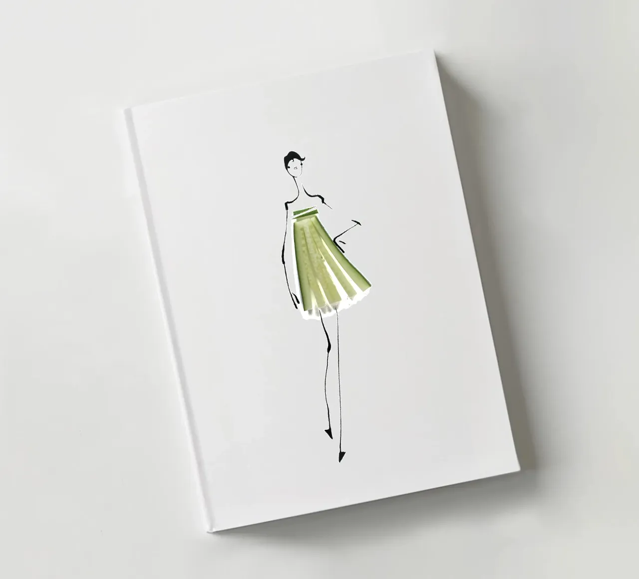 Cucumber notebook by Gretchen Roehrs