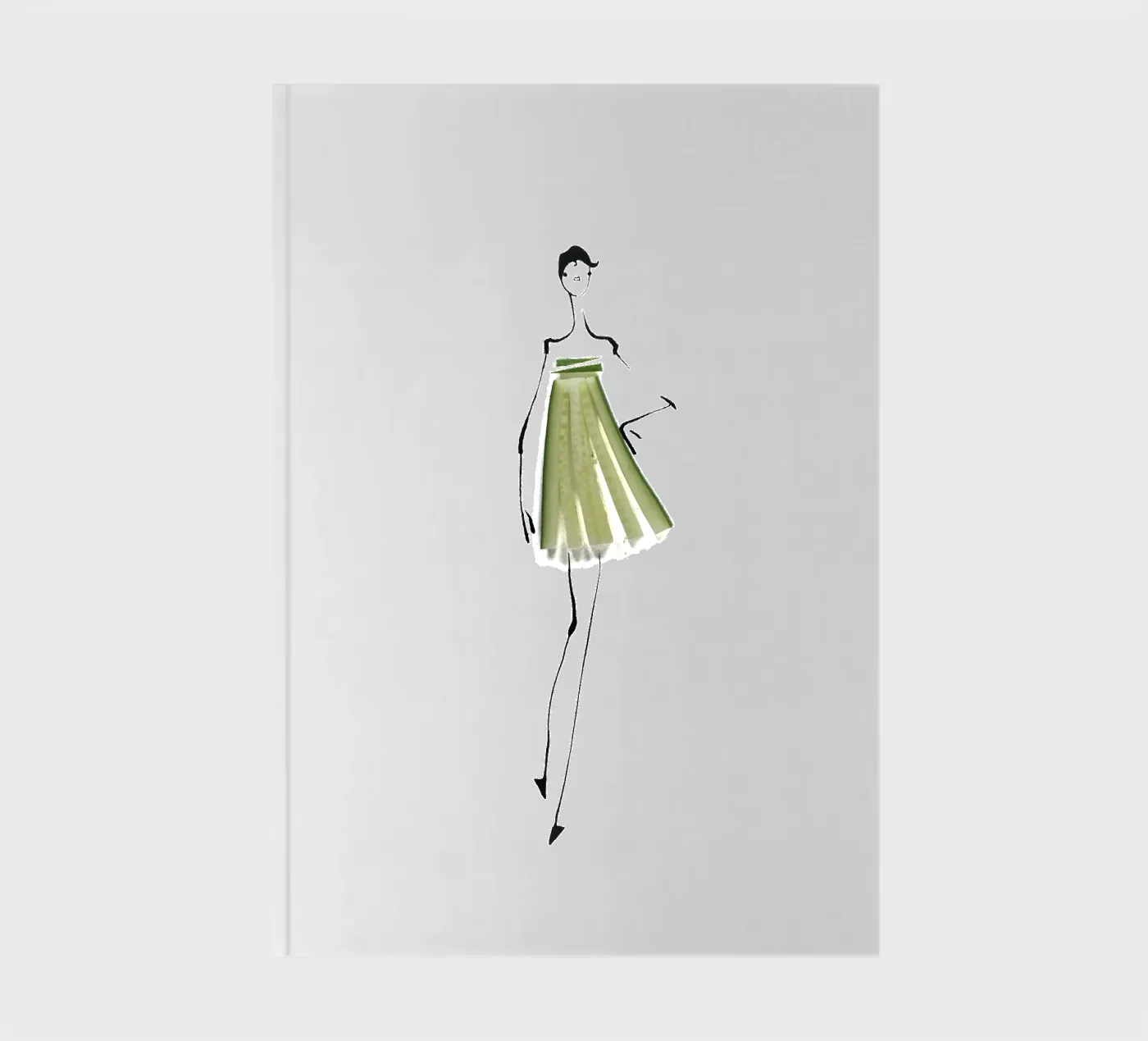 Cucumber notebook by Gretchen Roehrs