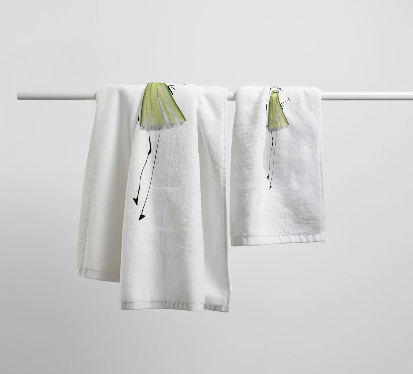 Cucumber Handtuch von Gretchen Roehrs