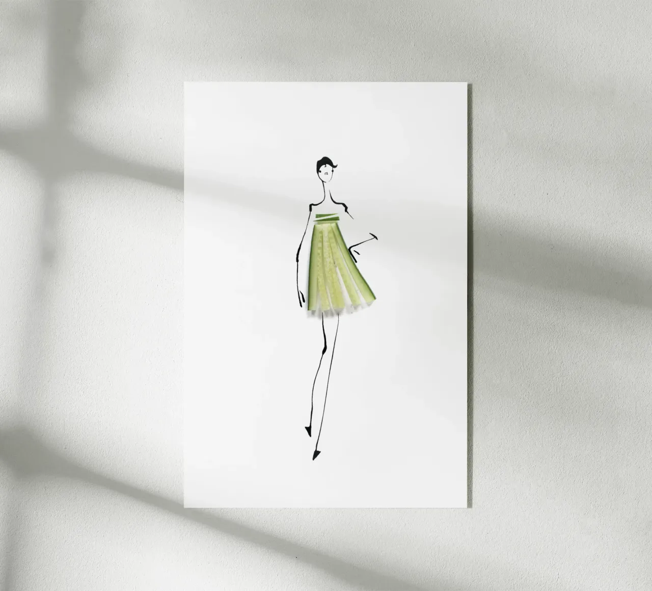 Cucumber plexiglass da Gretchen Roehrs