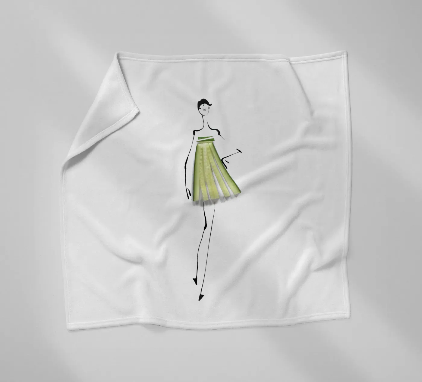 Cucumber Fleecedecke von Gretchen Roehrs