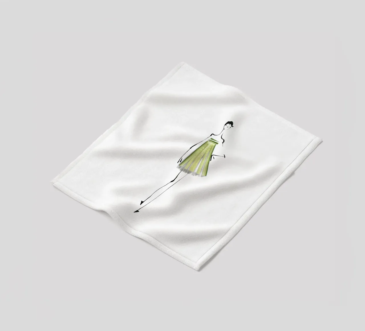 Cucumber coperta in pile da Gretchen Roehrs