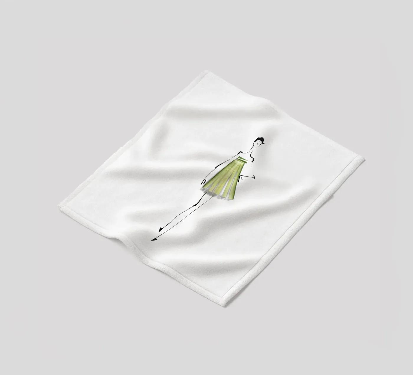 Cucumber Fleecedecke von Gretchen Roehrs