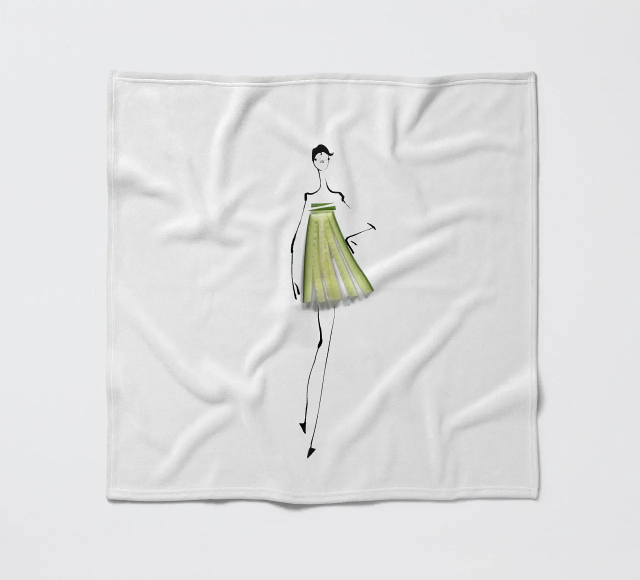 Cucumber Fleecedecke von Gretchen Roehrs