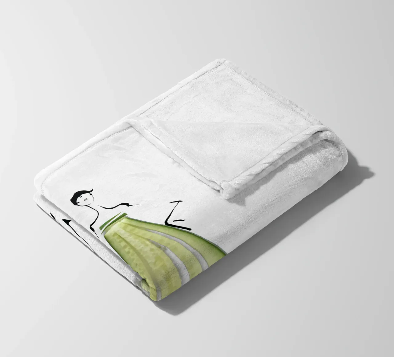 Cucumber coperta in pile da Gretchen Roehrs
