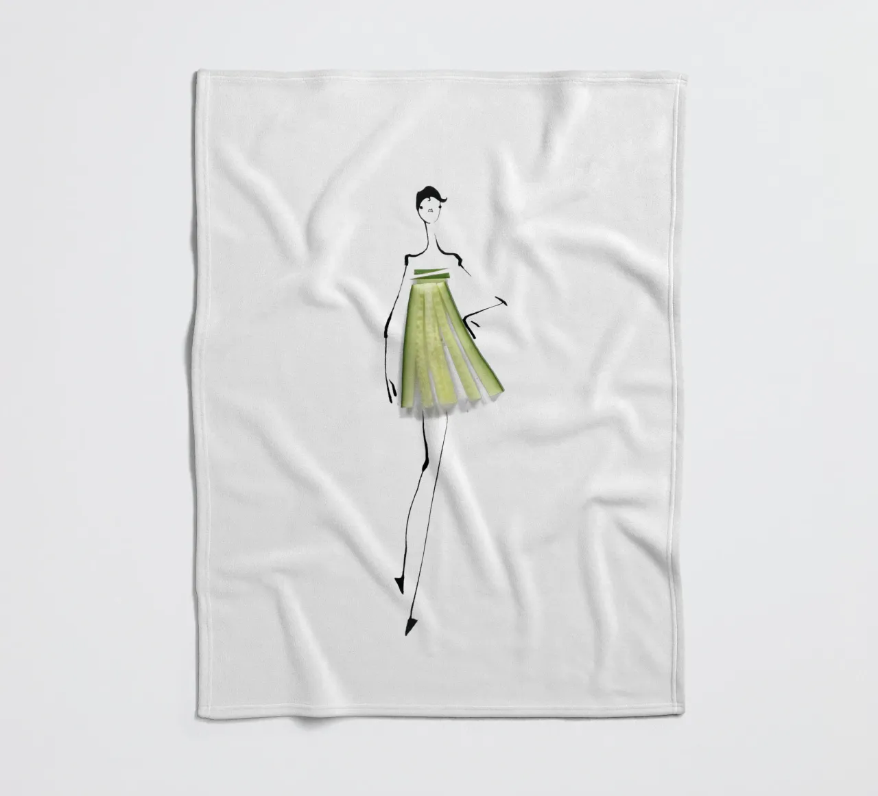 Cucumber Fleecedecke von Gretchen Roehrs