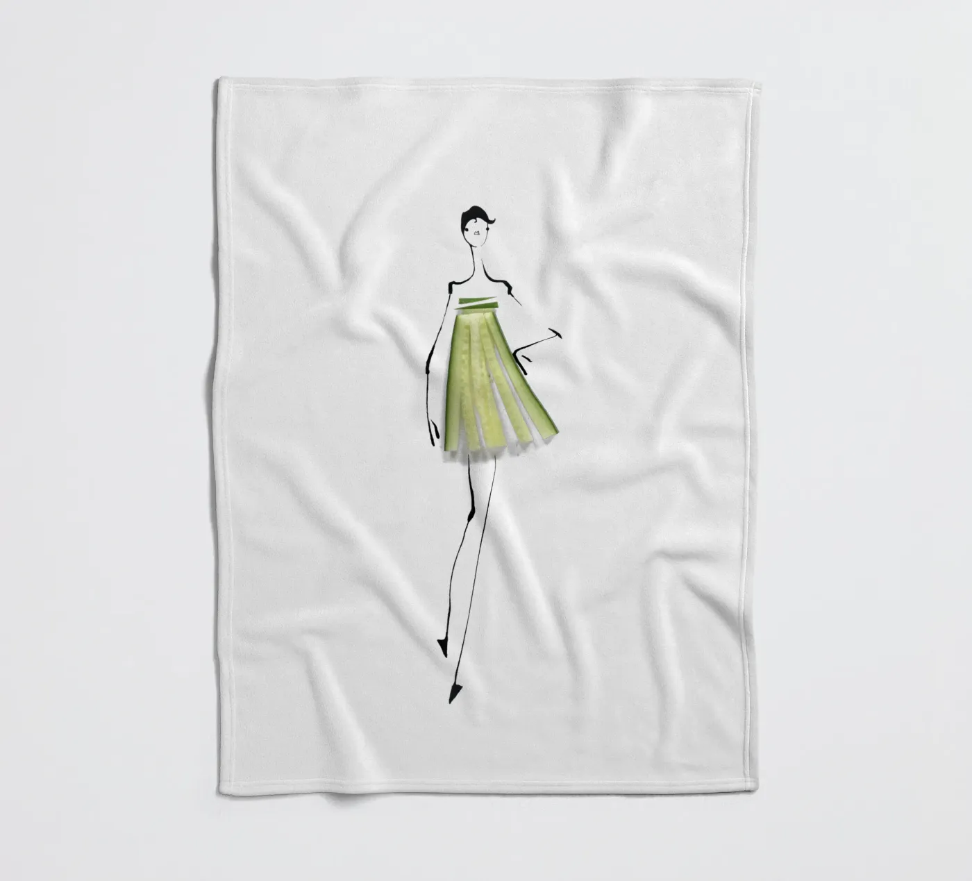 Cucumber Fleecedecke von Gretchen Roehrs