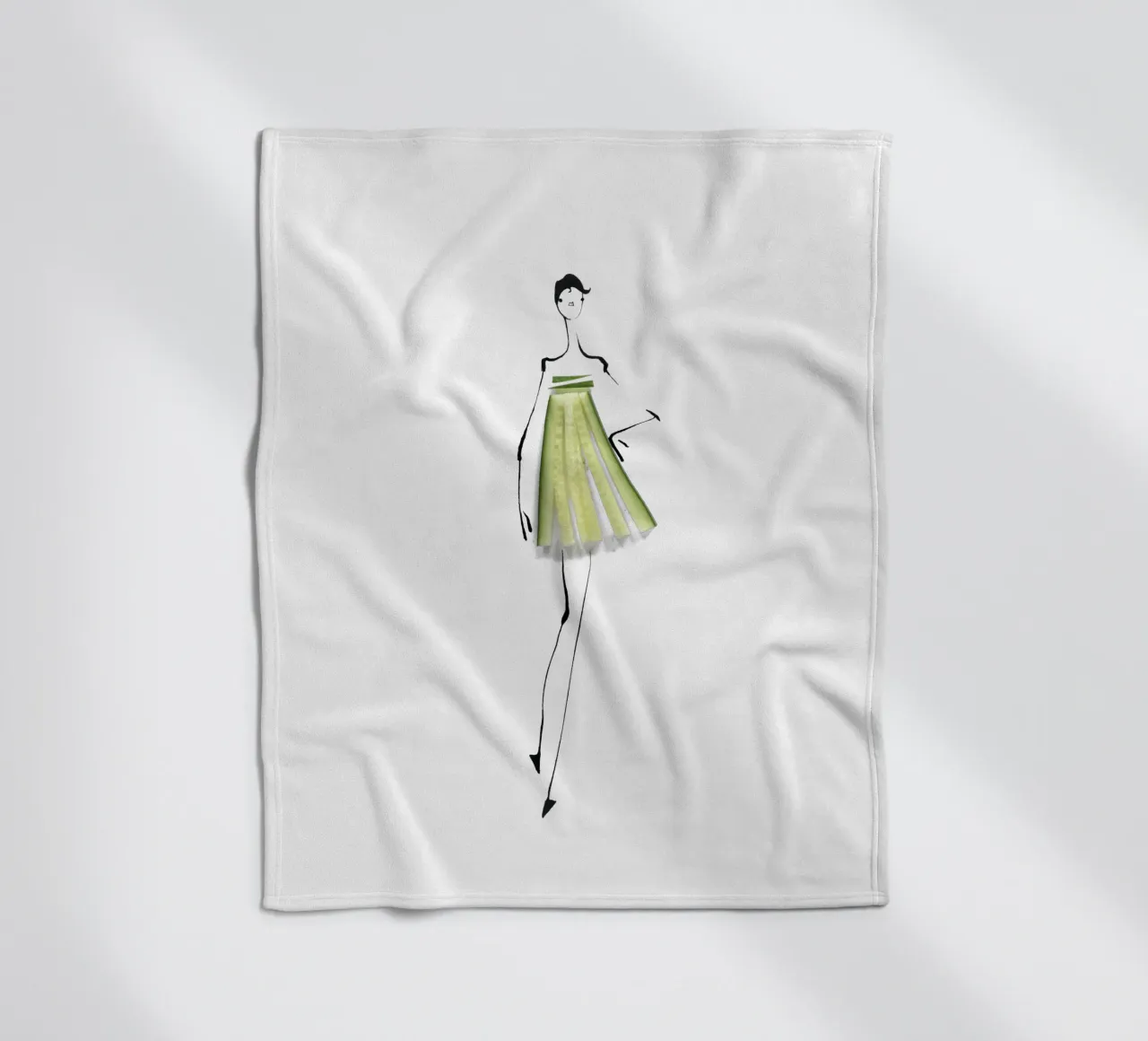 Cucumber Fleecedecke von Gretchen Roehrs