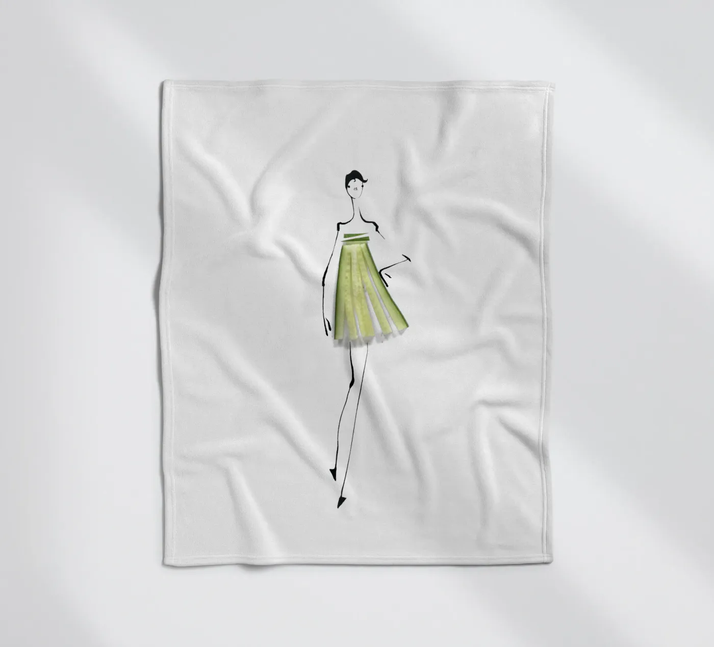 Cucumber Fleecedecke von Gretchen Roehrs