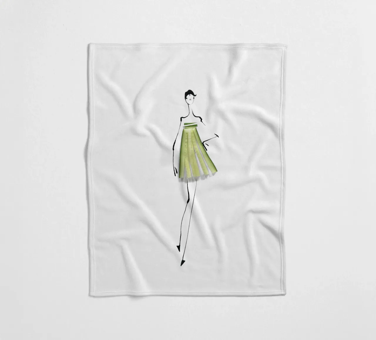 Cucumber Fleecedecke von Gretchen Roehrs