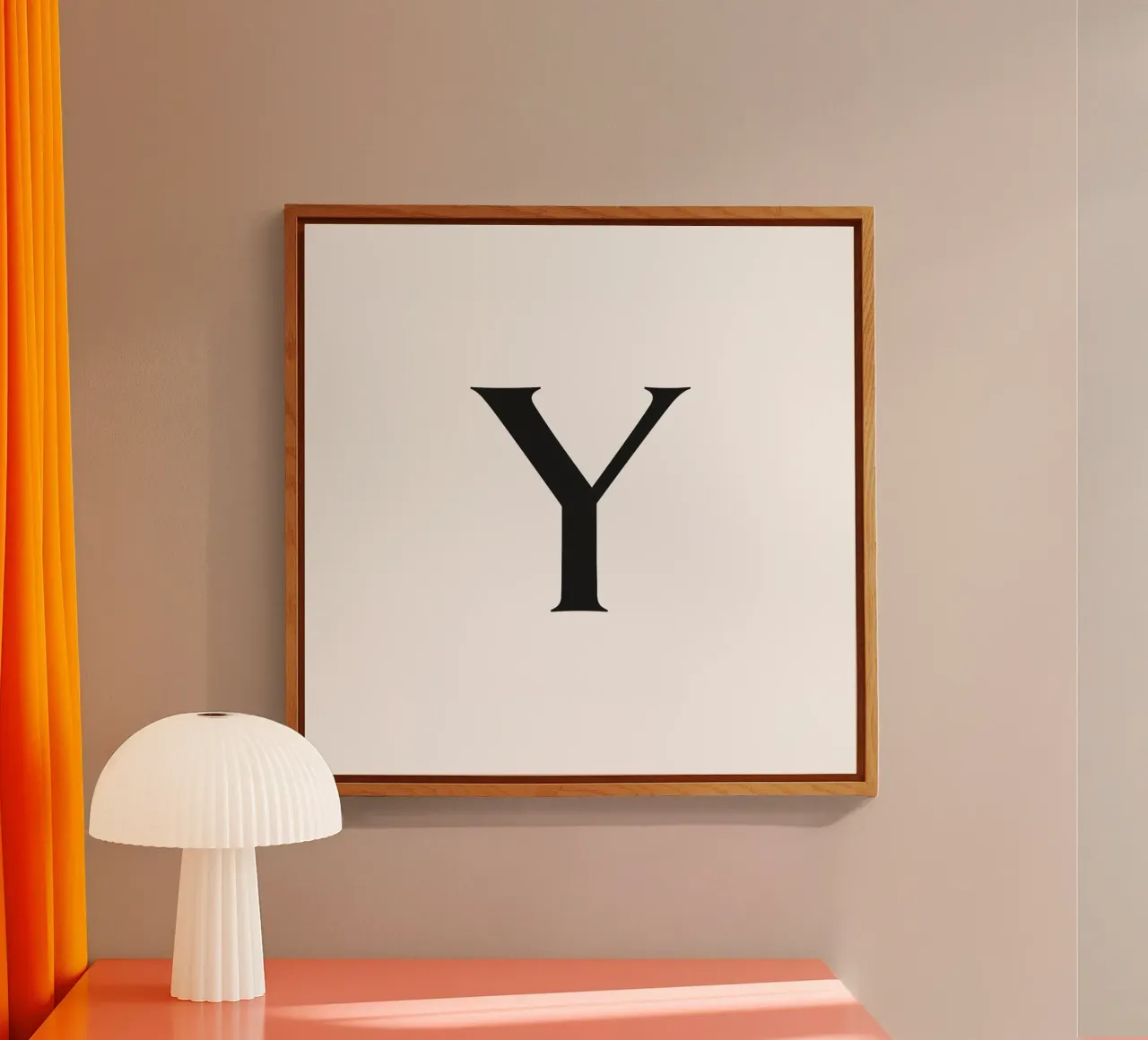 Lettera Y plexiglass da Katja Stehle Design