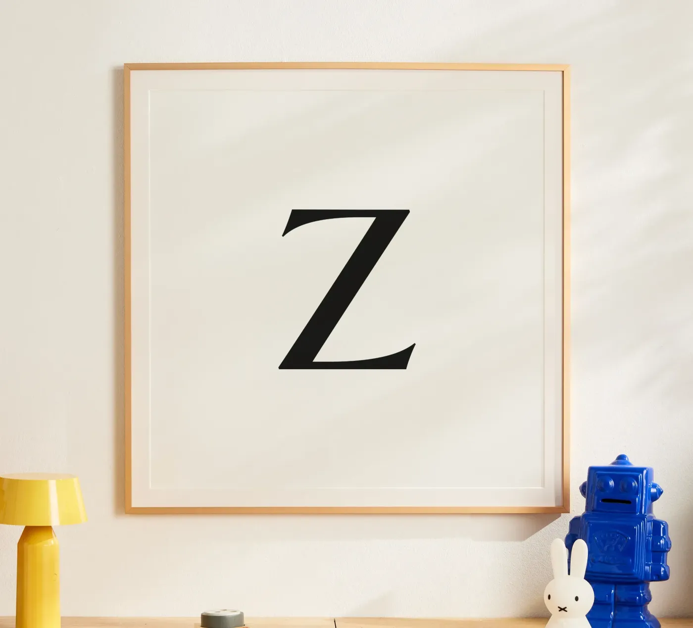 Lettera Z poster da Katja Stehle Design