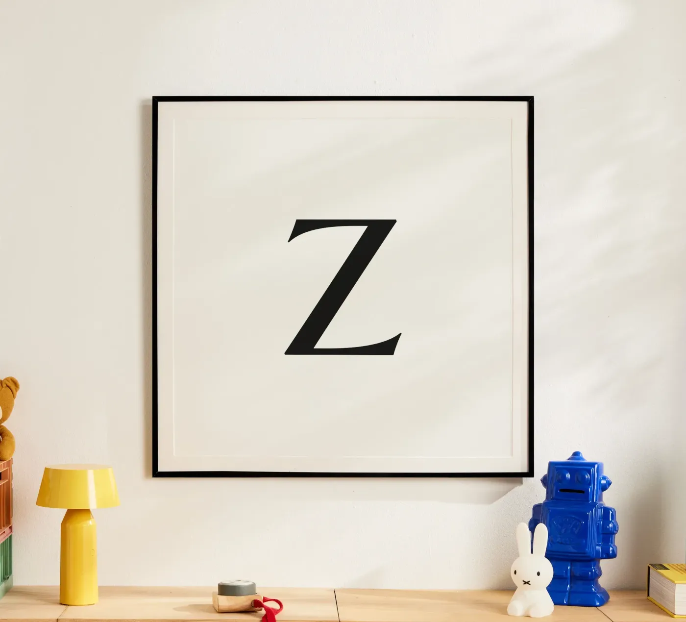Lettera Z poster da Katja Stehle Design