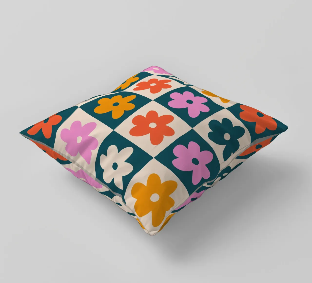 Retro Blossom II cuscino da BAINAI