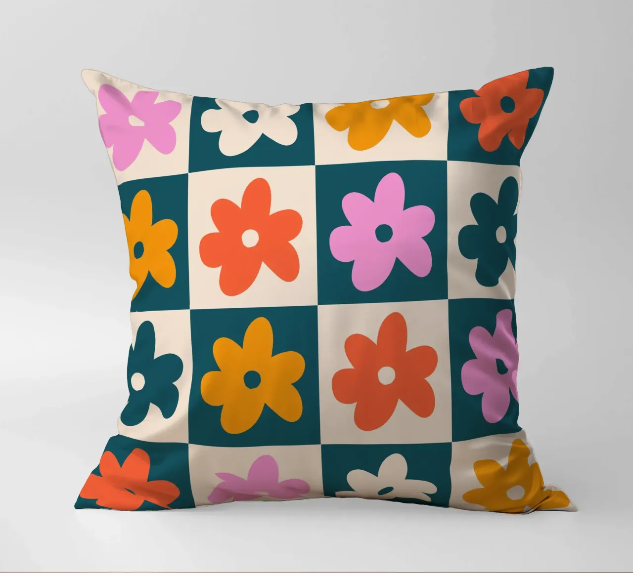 Retro Blossom II cuscino da BAINAI
