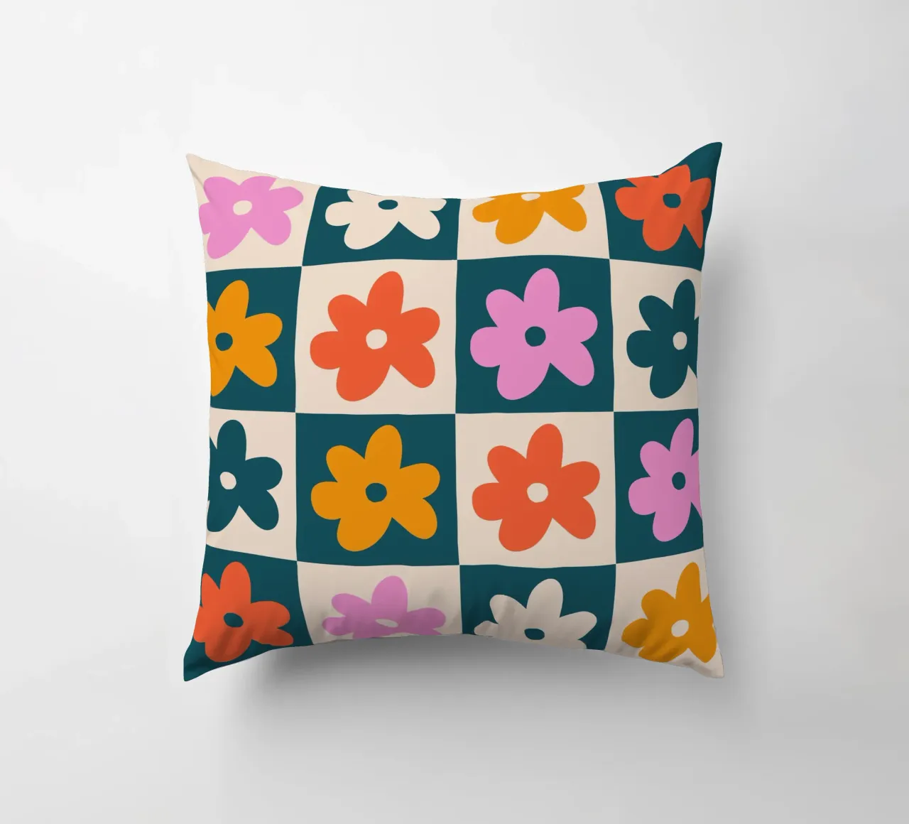 Retro Blossom II cuscino da BAINAI