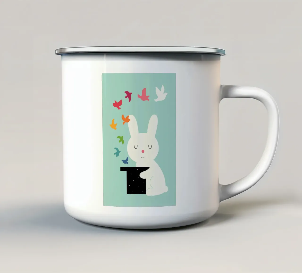 Magia della pace tazza in smalto da Andy Westface