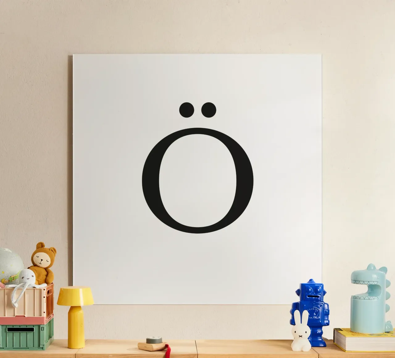 Lettera Ö plexiglass da Katja Stehle Design