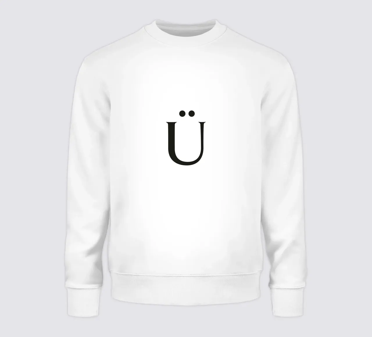 Lettera Ü felpa da Katja Stehle Design