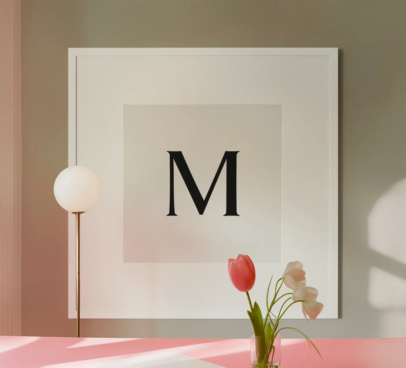 Letter M poster da Katja Stehle Design