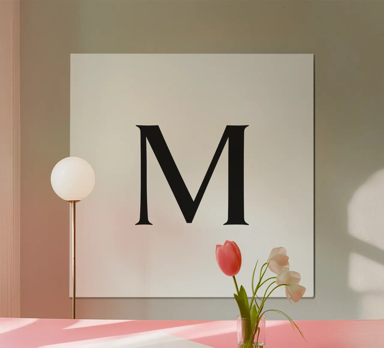 Buchstabe M Poster von Katja Stehle Design