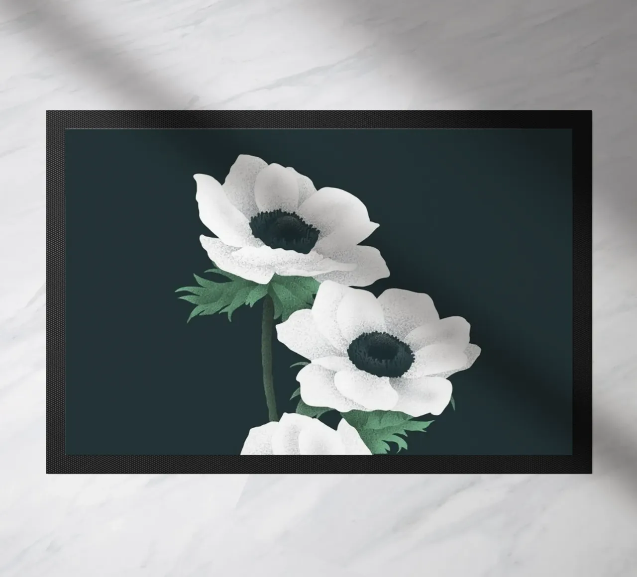Anemoni bianchi zerbino da Katja Stehle Design
