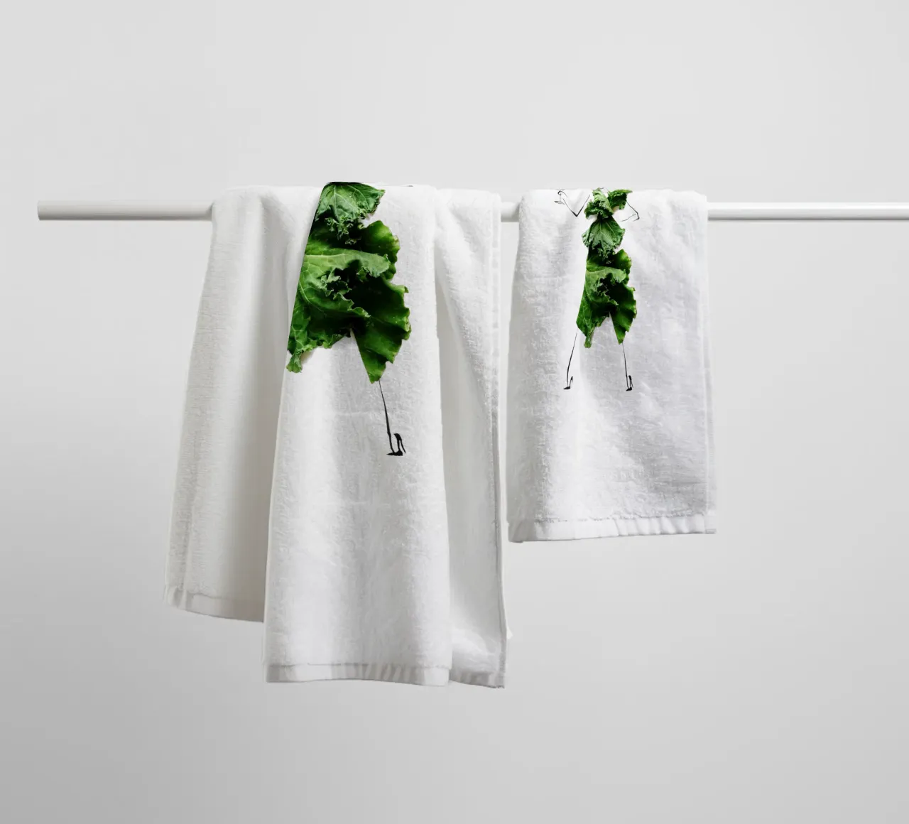 Kale, Cheers asciugamano da bagno da Gretchen Roehrs
