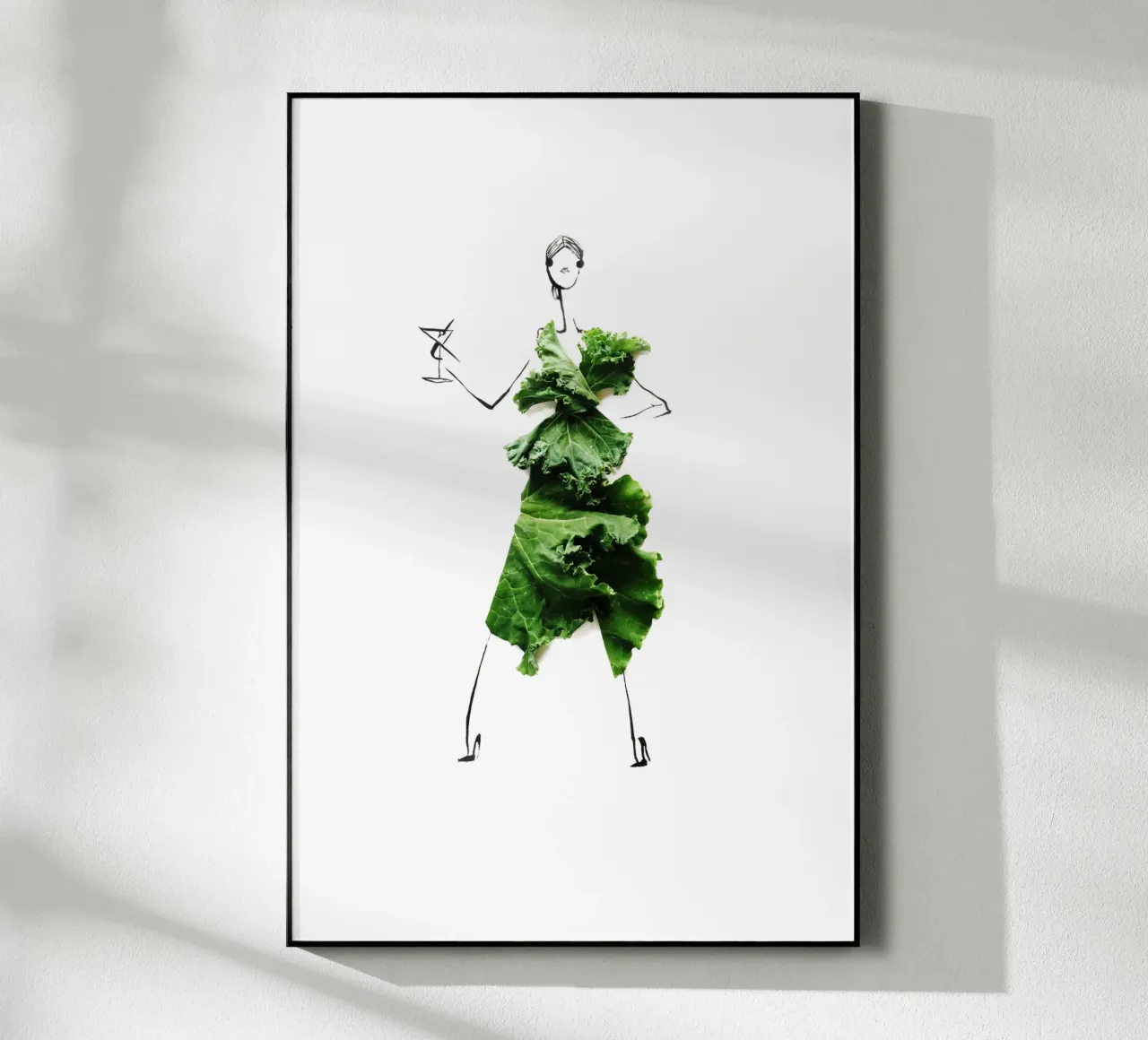 Kale, Cheers plexiglass da Gretchen Roehrs