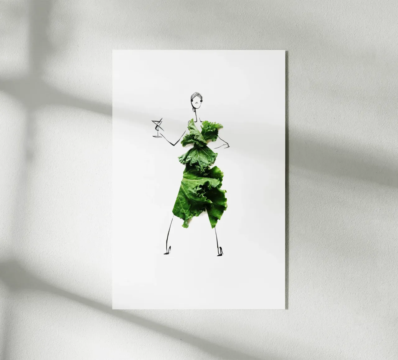 Kale, Cheers plexiglass da Gretchen Roehrs