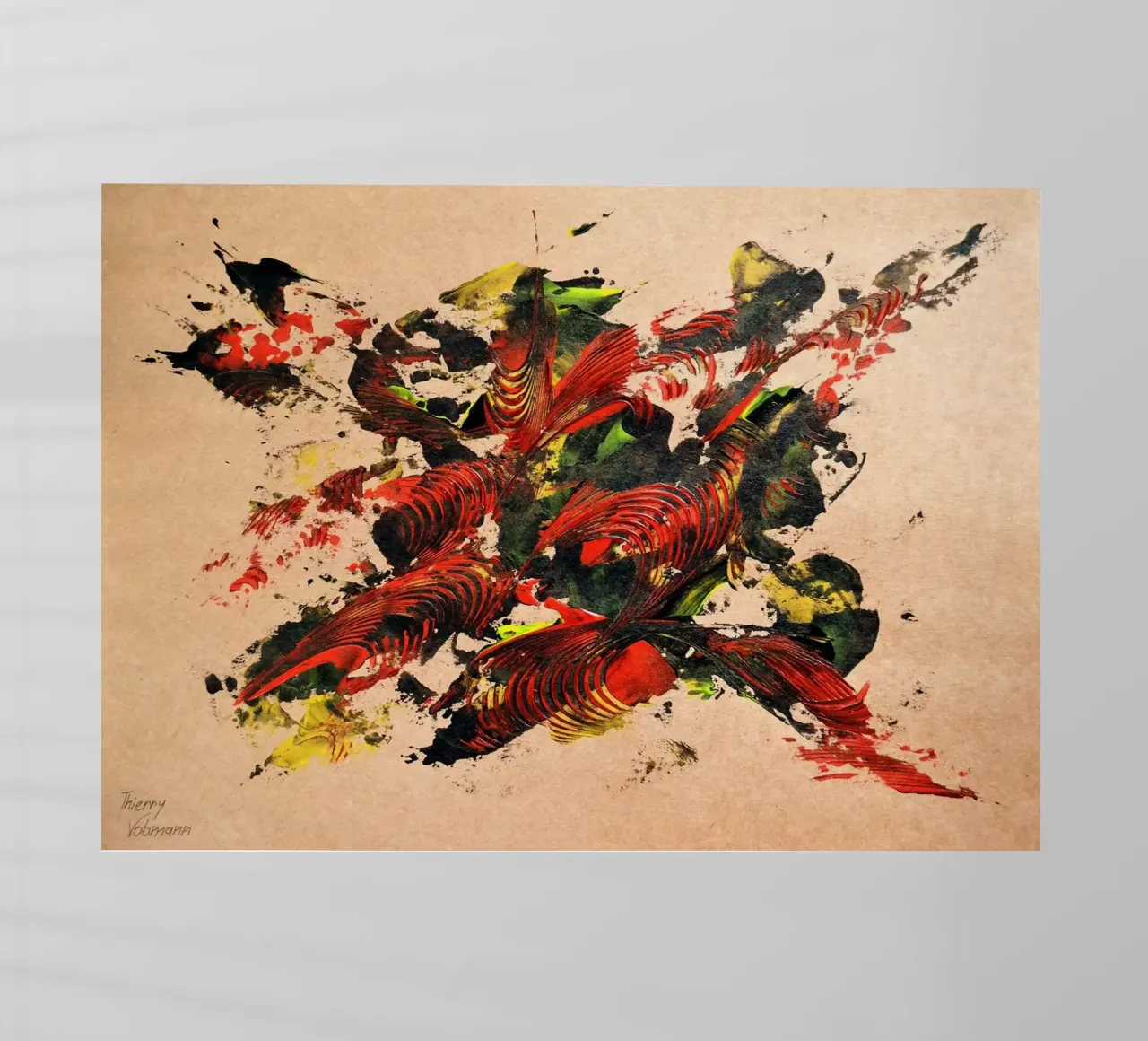 NATURAL STYLE 31 pellicola backlit da Thierry Vobmann Abstract painting