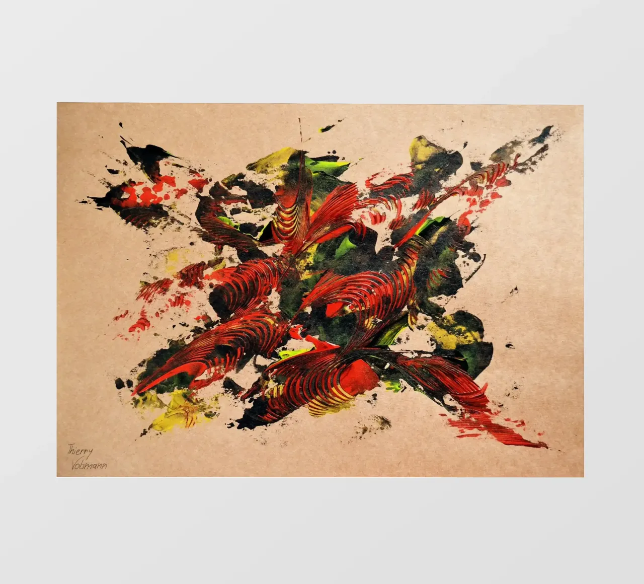 NATURAL STYLE 31 pellicola backlit da Thierry Vobmann Abstract painting