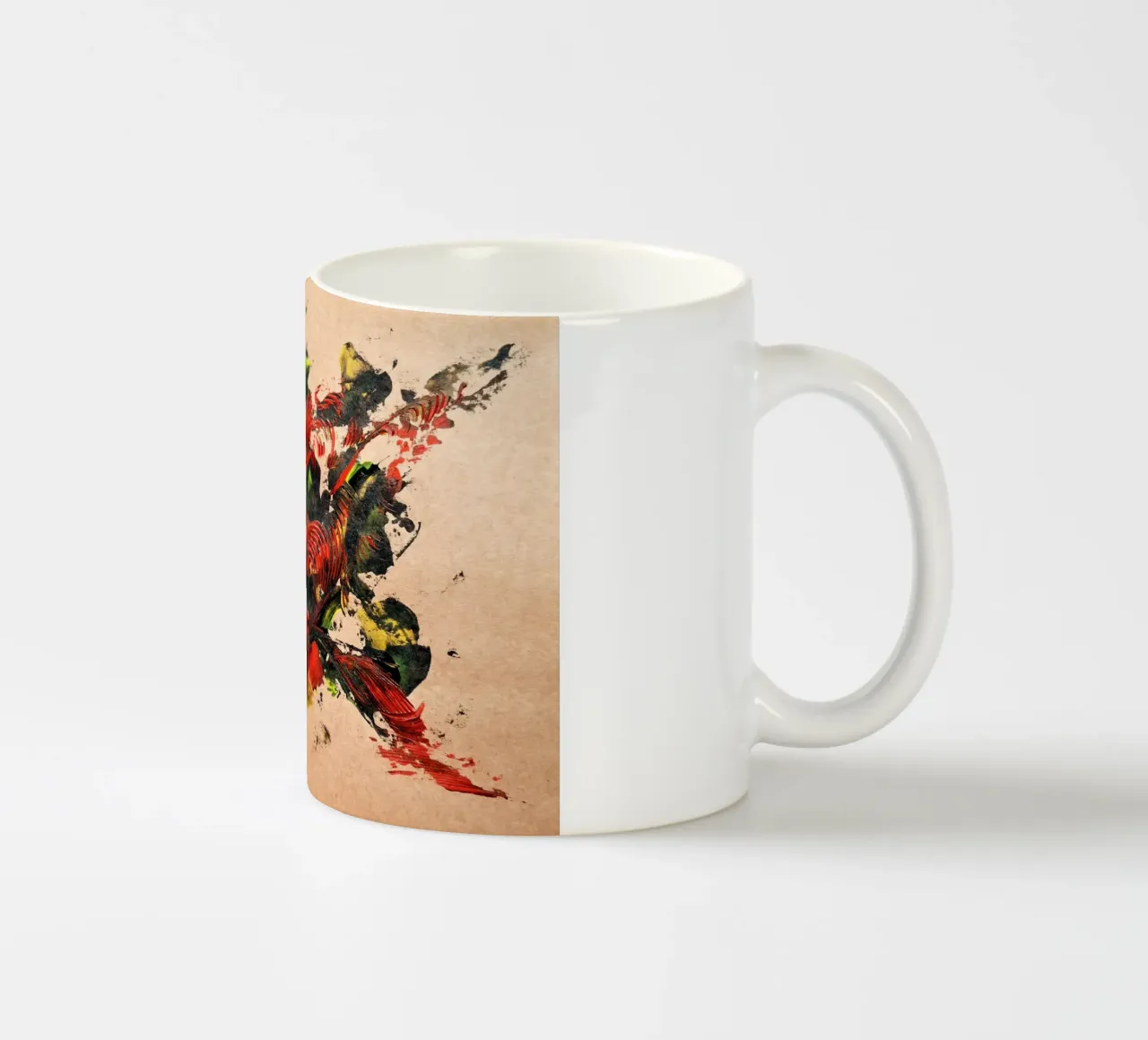 NATURAL STYLE 31 Keramik Tasse von Thierry Vobmann Abstract painting