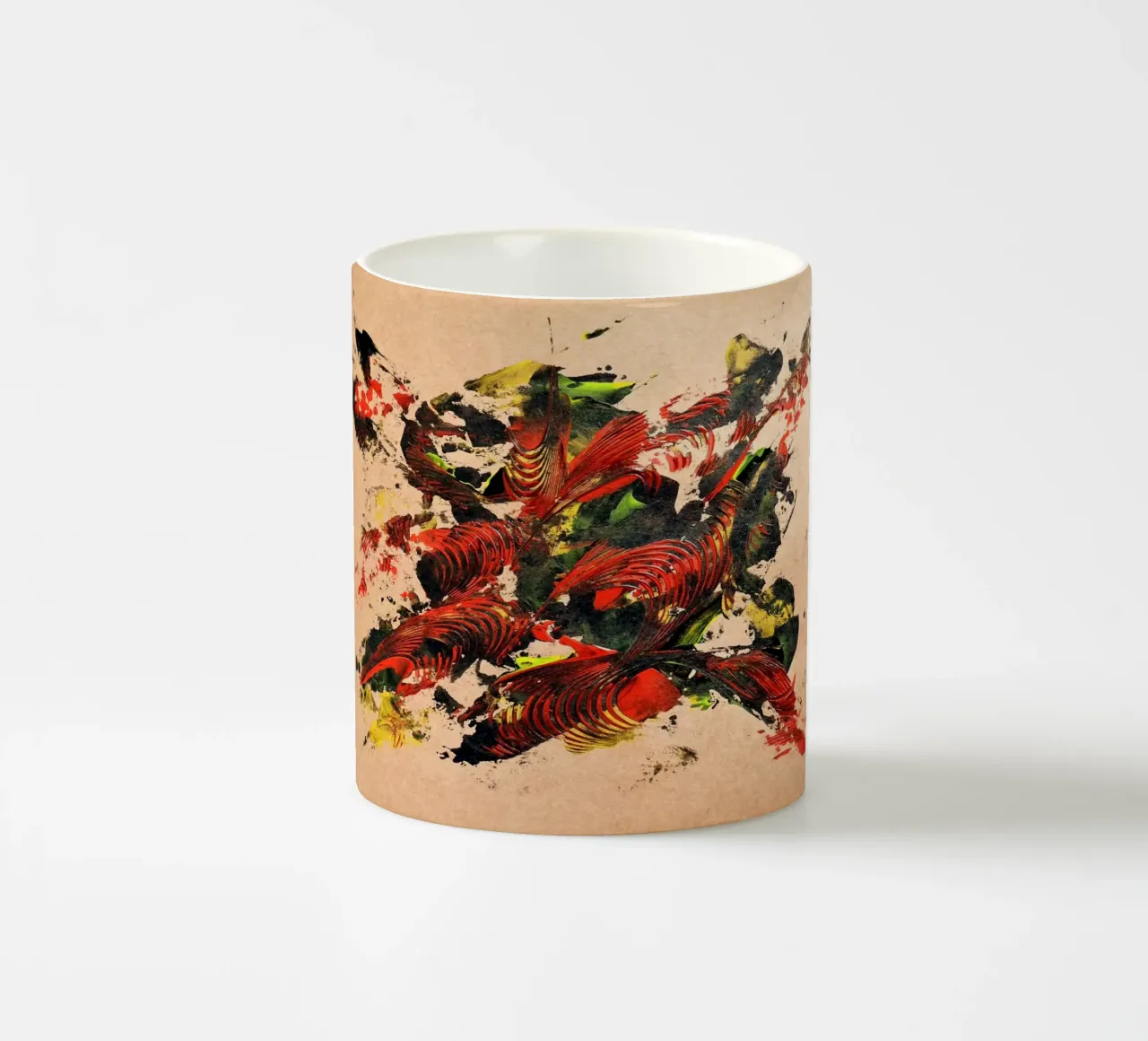 NATURAL STYLE 31 Keramik Tasse von Thierry Vobmann Abstract painting