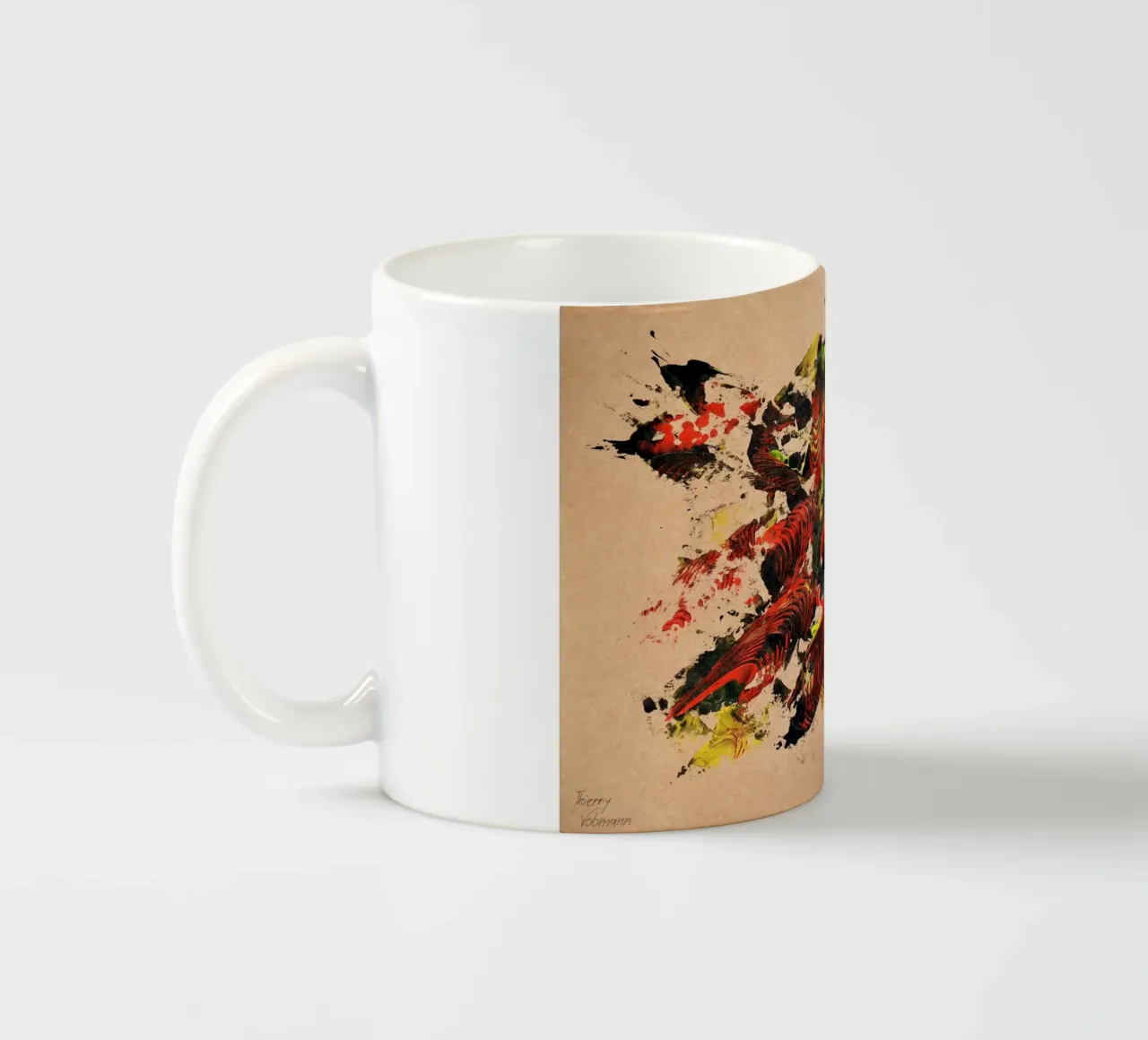 NATURAL STYLE 31 Keramik Tasse von Thierry Vobmann Abstract painting